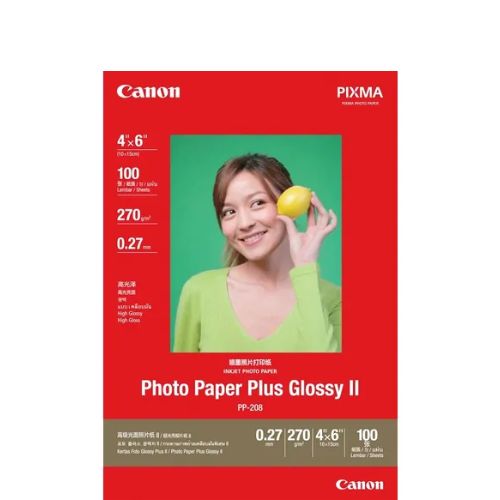 Canon PP-208 4 X 6 Photo Paper Plus Glossy (100 sheets)