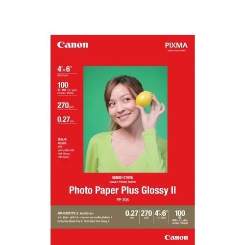Canon PP-208 4 X 6 Photo Paper Plus Glossy (100 sheets)