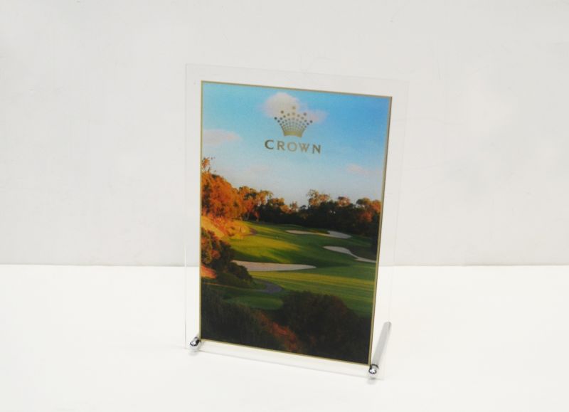 White/Clear Acrylic Plaque