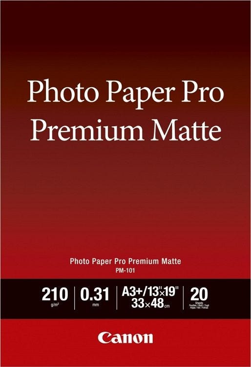 Canon PM-101 A3+ Photo Paper Pro Premium Matte (20 sheets)