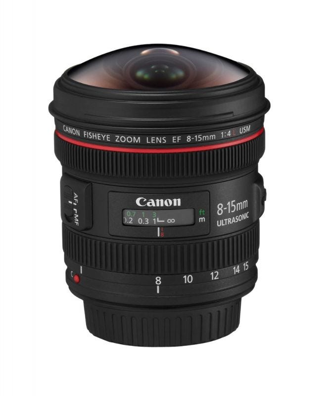 Canon EF8-15mm f/4L Fisheye USM