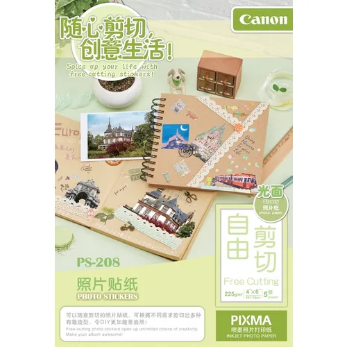 Canon Photo Stickers PS-208 4 x 6" (5 sheets)