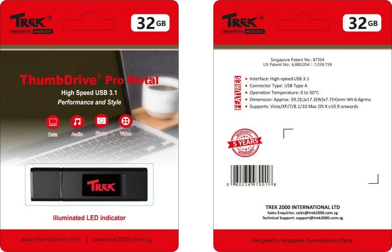 ThumbDrive Pro Metal 32GB