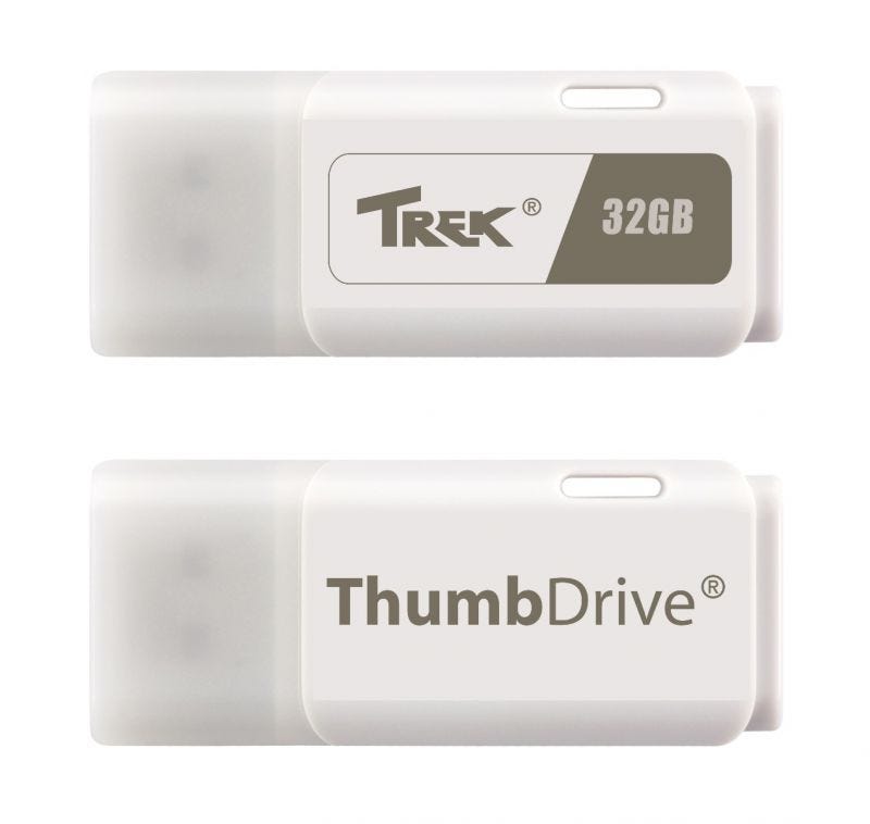 TREK Thumbdrive white 32GB