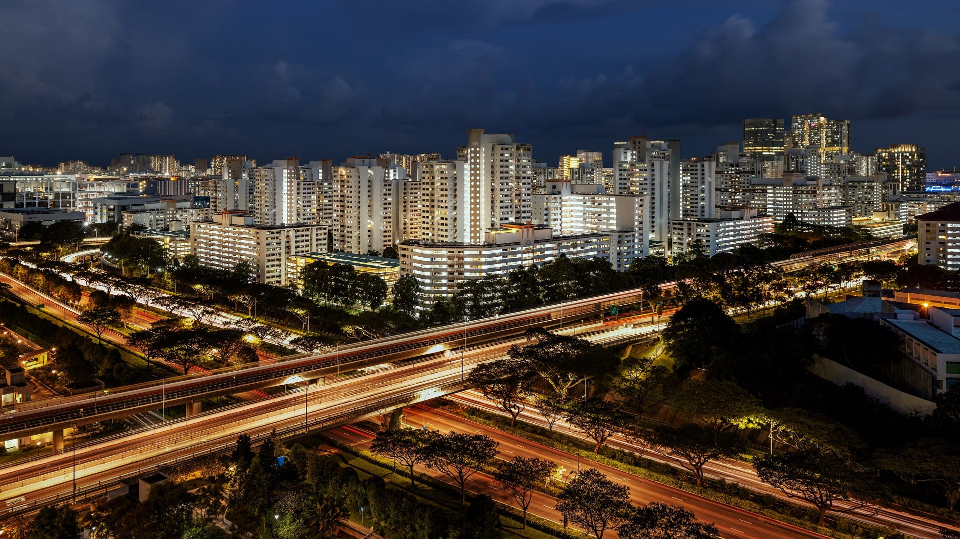 Long Exposure shot at Toh Guan Estate by Jeffrey Wong